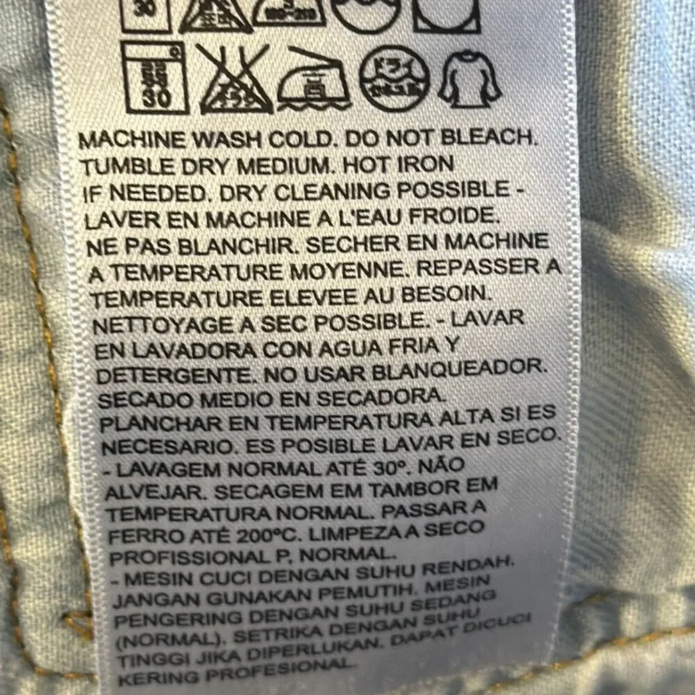 Levi’s Mens 501 Button Fly Straight Jeans size W40 x‎ L30
